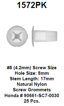 Screw grommet - 1572PK