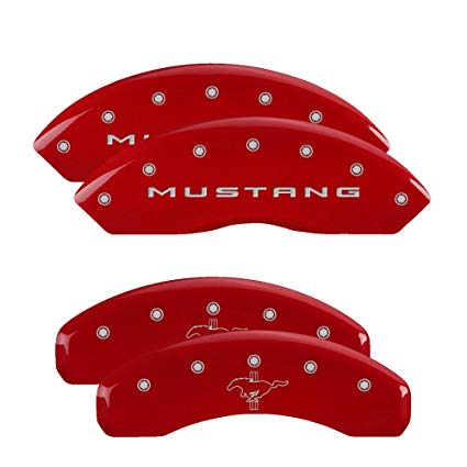 Caliper Cover Mustang Red 15-18 Std. brakes - 10202SMB2RD