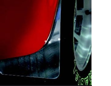 70-77 fender splash guard-paint protector - 103041