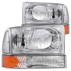 Headlights crystal clear f250/excursion L & R - 111081