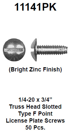 Screw 1/4-30 x 3/4  - 11141PK