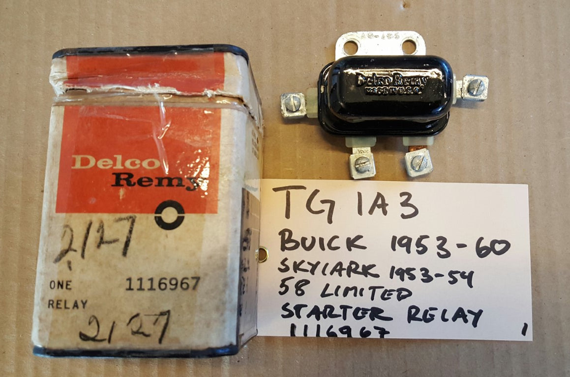 1953-60 Buick Skylark Starter Relay - 1116967