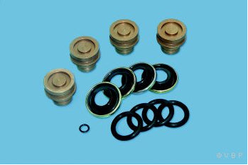 Rear brake calipper o-ring piston conv kit 1965-82 - 11310
