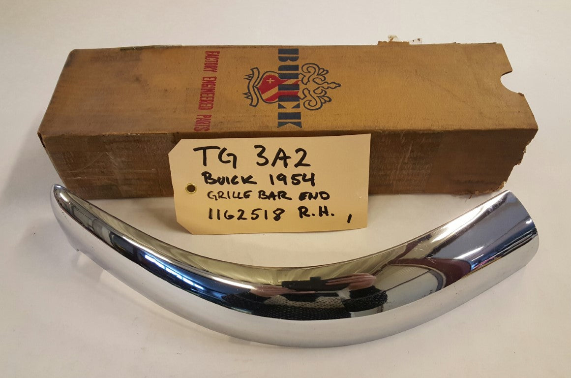 1954 Buick Grille bar end RH - 1162518