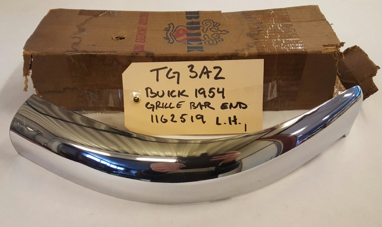 1954 Buick Grille bar end LH - 1162519