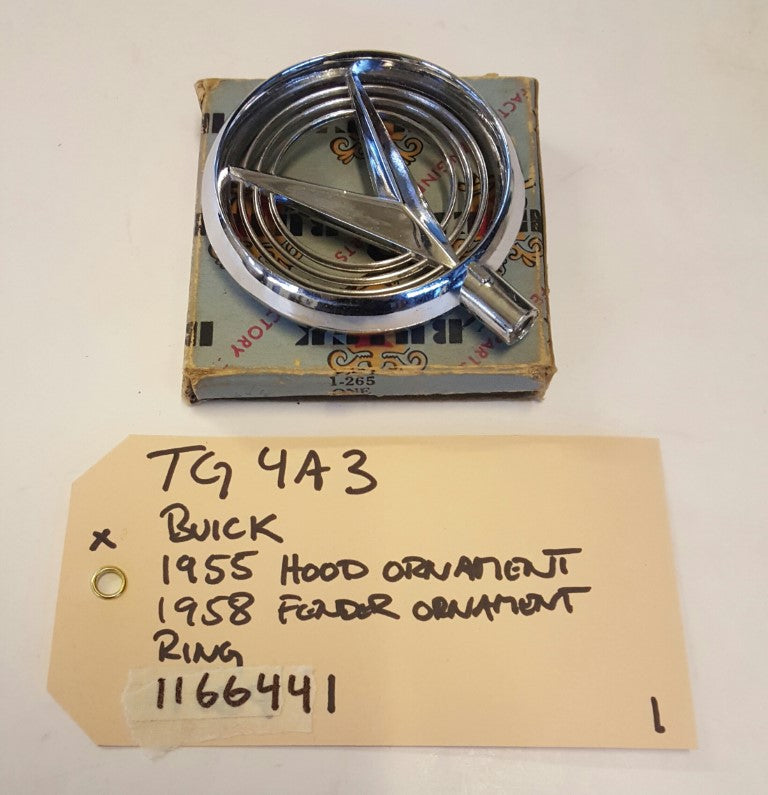 1955-58 Buick Hood/Fender Ornament - 1166441