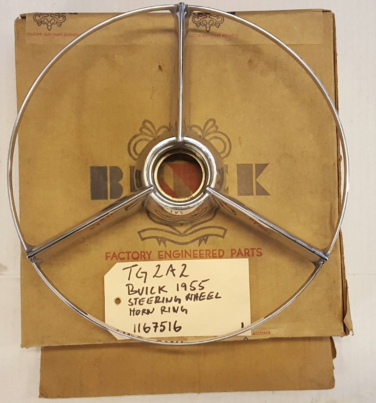 1955 Buick Steering wheel horn ring - 1167516