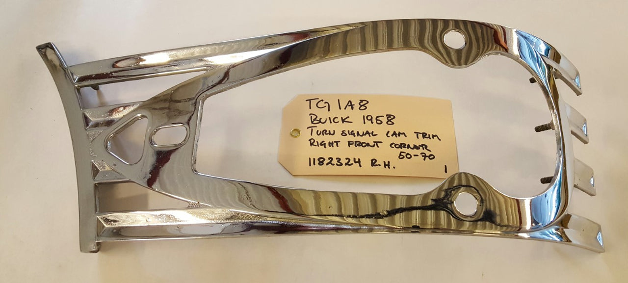 1958 Buick Turnsignal frame front corner RH - 1182324