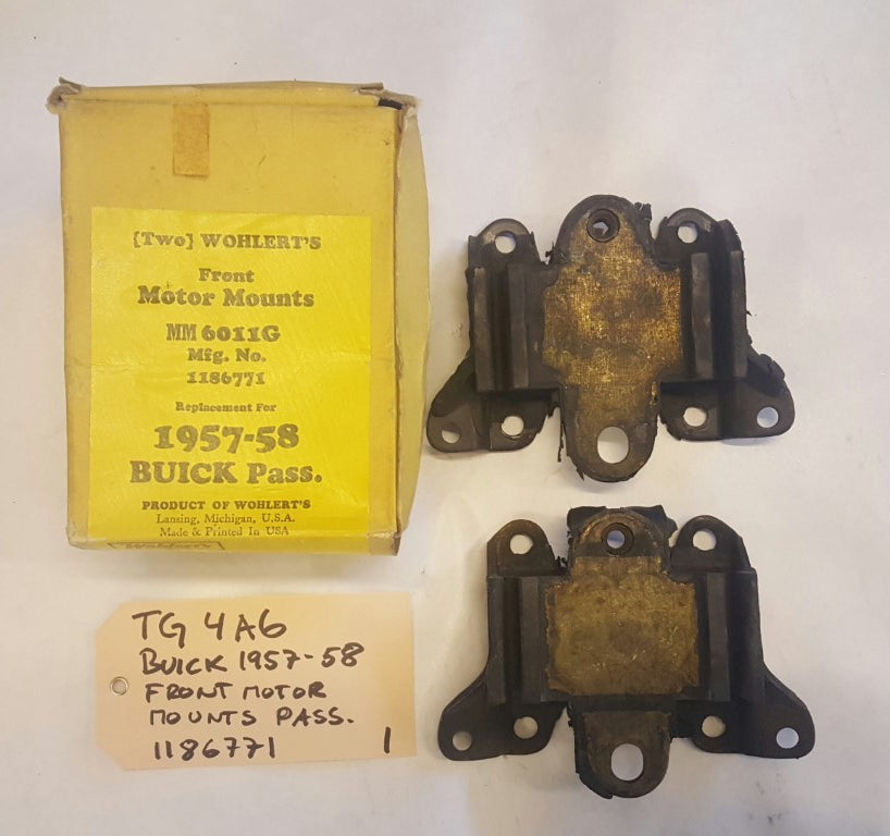 1957-58 Buick Front motor mounts pass. - 1186771