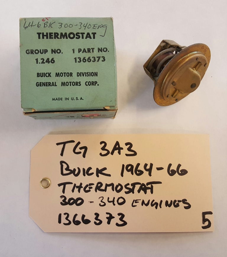 1964-66 Buick Thermostat 300-340 Engines - 1366373