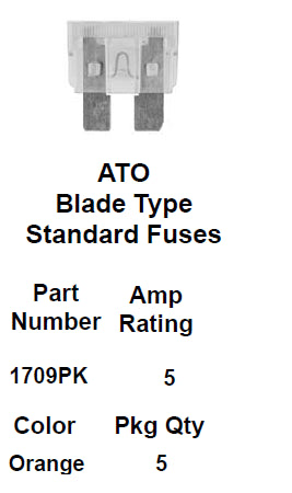 Fuse 5amp ATO/ATC orange box:8192 - 1709PK