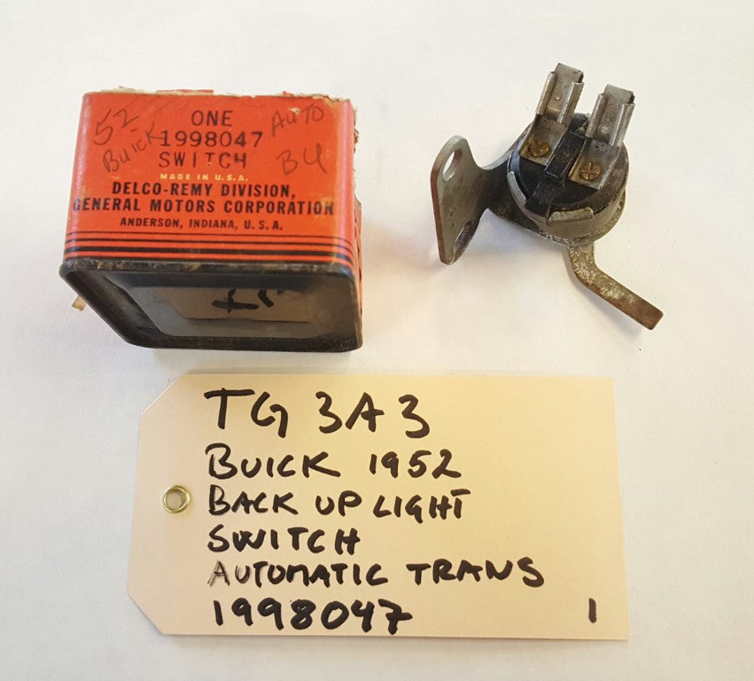 1952 Buick Back up light switch auto.trans - 1990847
