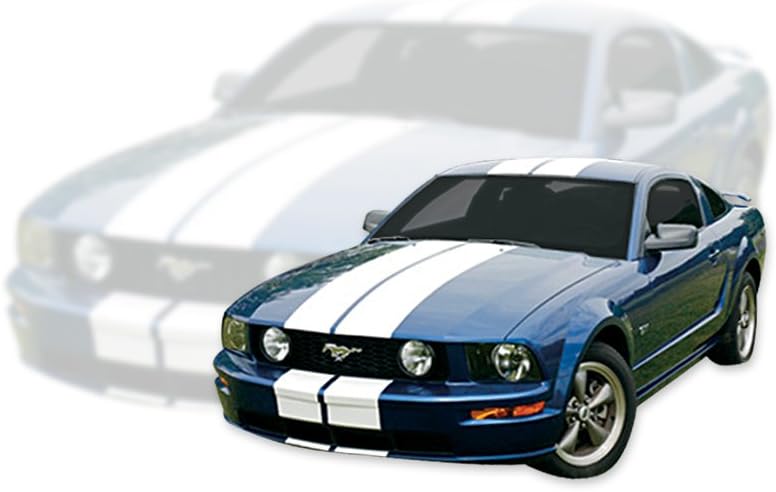 05-09 Mustang Lemans ultimate stripe kit white - 2005LU