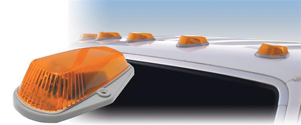 Roof marker light LED Amber Lens 5pc - 20226