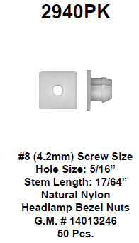 Screw grommet - 2940PK