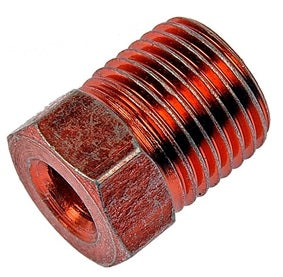Brake line nut 3/16x7/16-24 invert flare - 3022