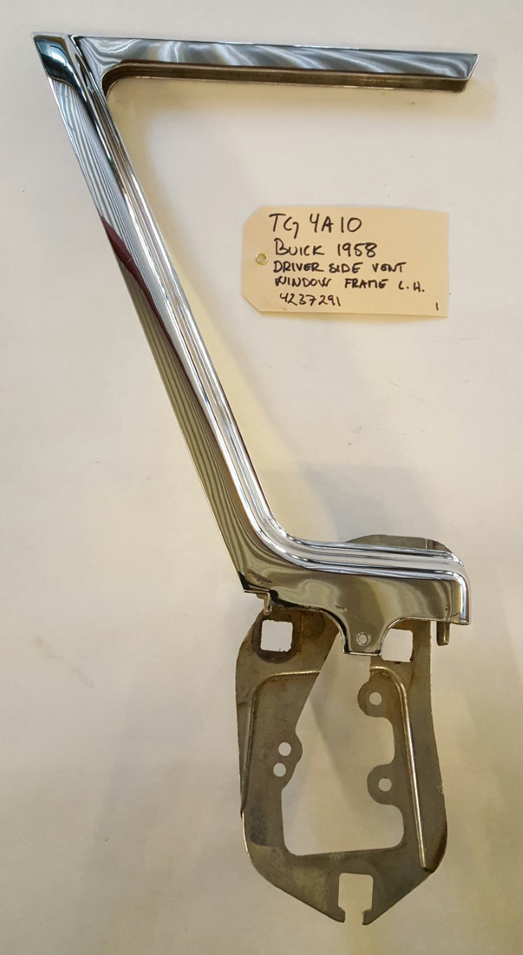 1958 Buick Driver side vent window frame LH - 4237291