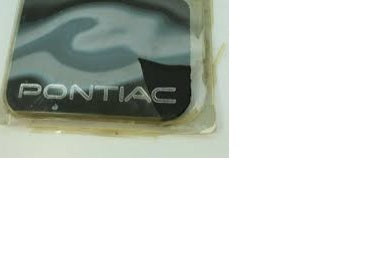 Splash Guard Black Pontiac Logo,Thermoflex pair - 5100