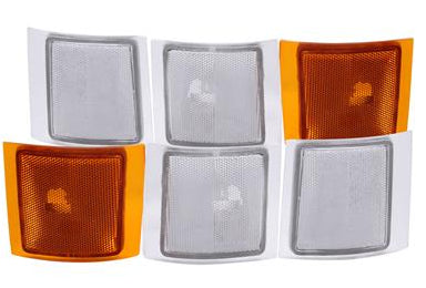 Side marker  kit 94-99 c/k 6pc 4 white glass tw - 521021
