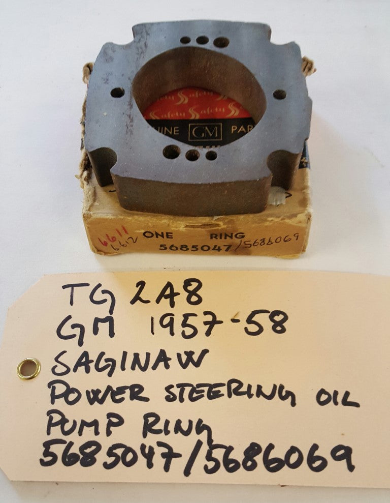 1957-58 Saginaw, powersteering oilpump ring - 5685047