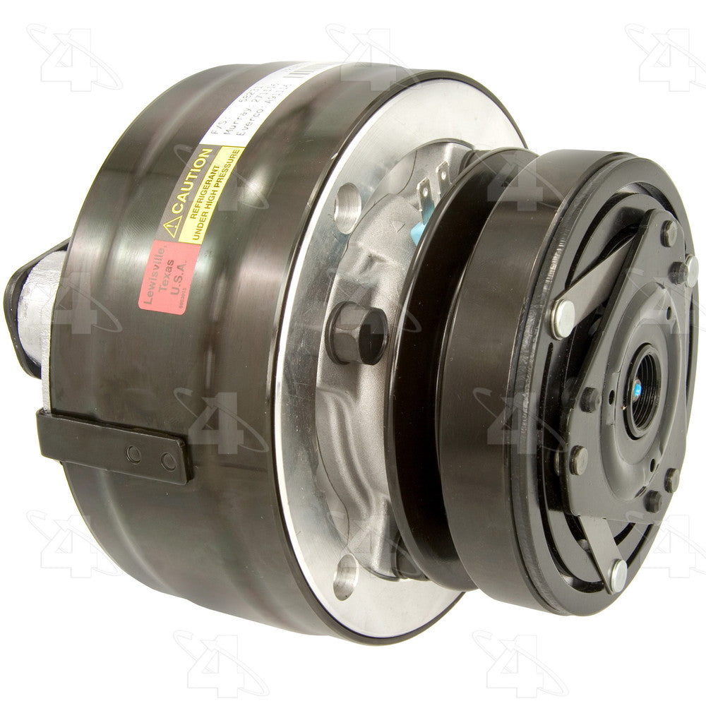 AC Compressor R4 new w/clutch w/single groove  - 58231