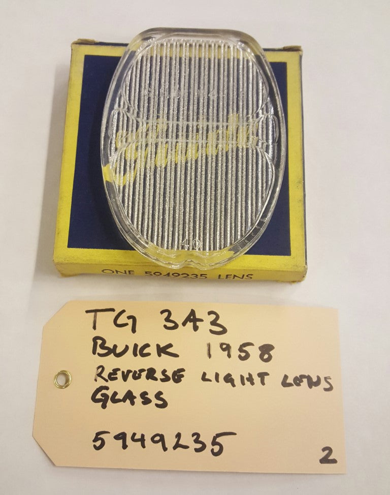 1958 Buick Reverse light lens  - 5949235