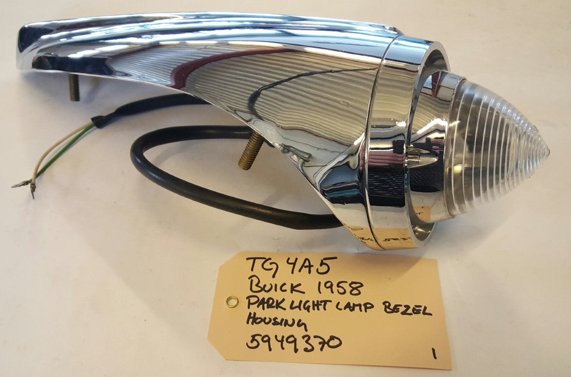 1958 Buick Parklight lamp Bezel housing - 5949370