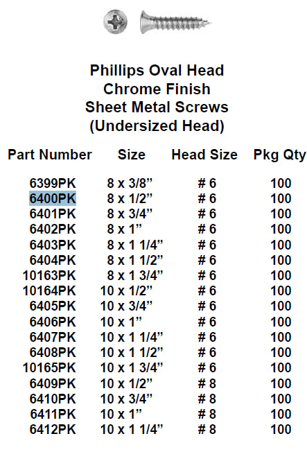 Screw - 6400PK