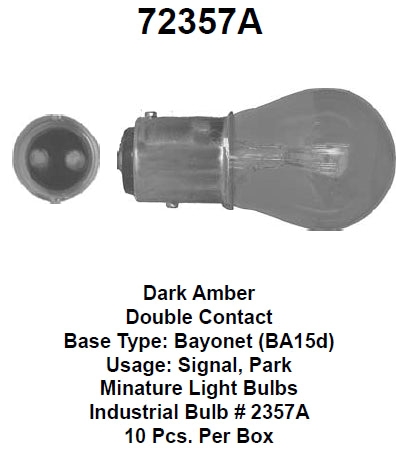 Bulb 29/8w amber - 72357A