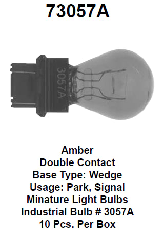 Bulb 27/7W  amber  - 73057A