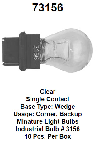 Bulb 25,2w  1 pol klar r.lys pl.sokkel - 73156