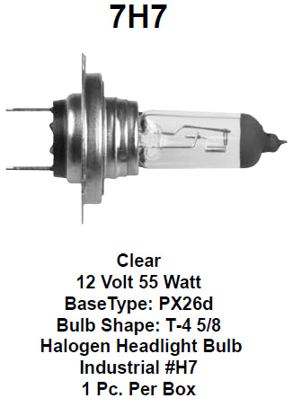 Bulb h7 12v 55w clear - 7H7