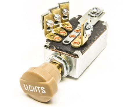 Headlight Switch, 4 pos. plastic knob universal - 80154