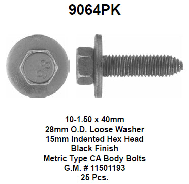 Screw M10-1,5X45 - 9064PK