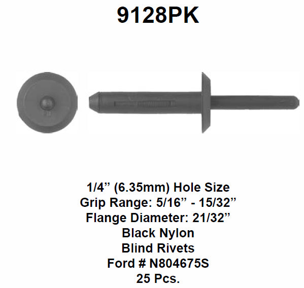 Rivet - 9128PK