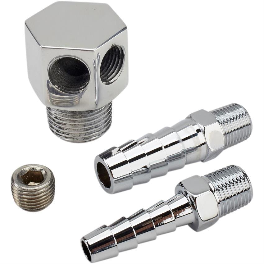 Fitting alu, Vacuum and Brake Booster Port - 91611020
