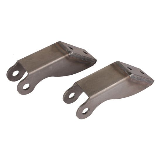 Shock Bracket, Front Upper, SS, unpolished pair - 91636004
