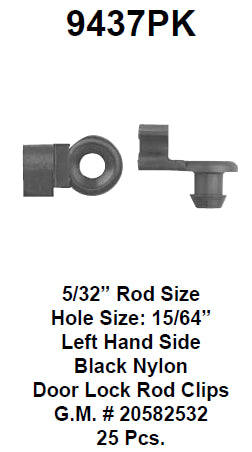 Door rod end clip box:8194 - 9437PK