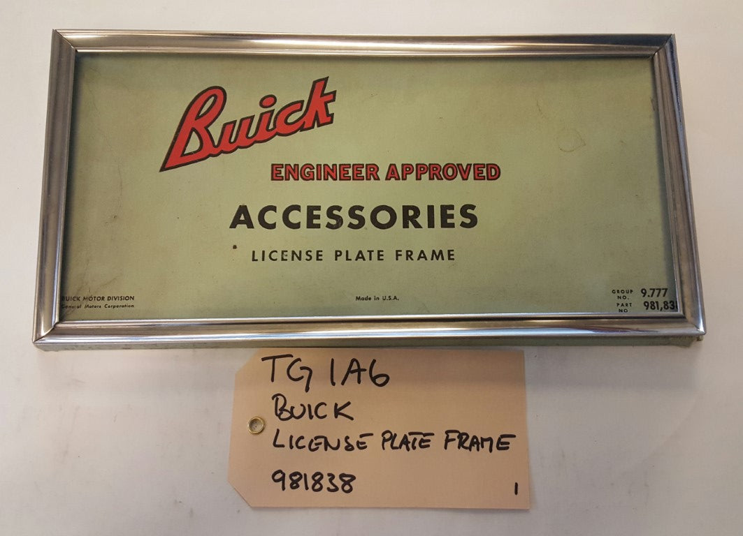 Buick License plate frame - 981838