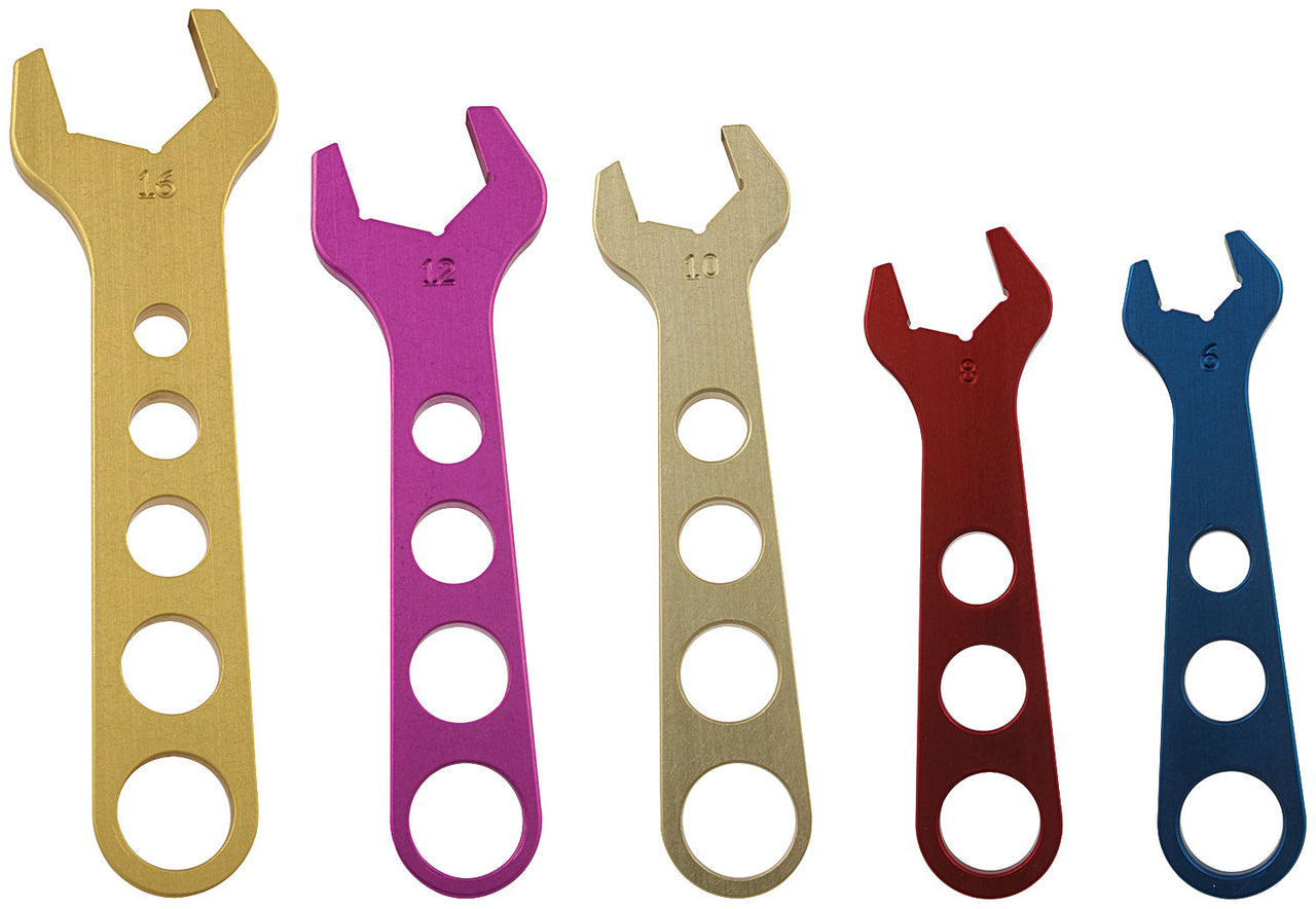 Aluminium wrench set an6-an16 - ALL11100
