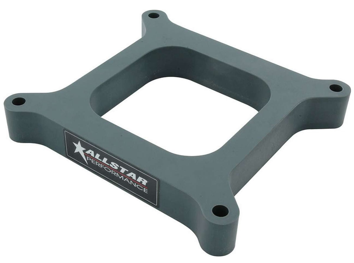 Spacer carb 1in open square bore - ALL25981