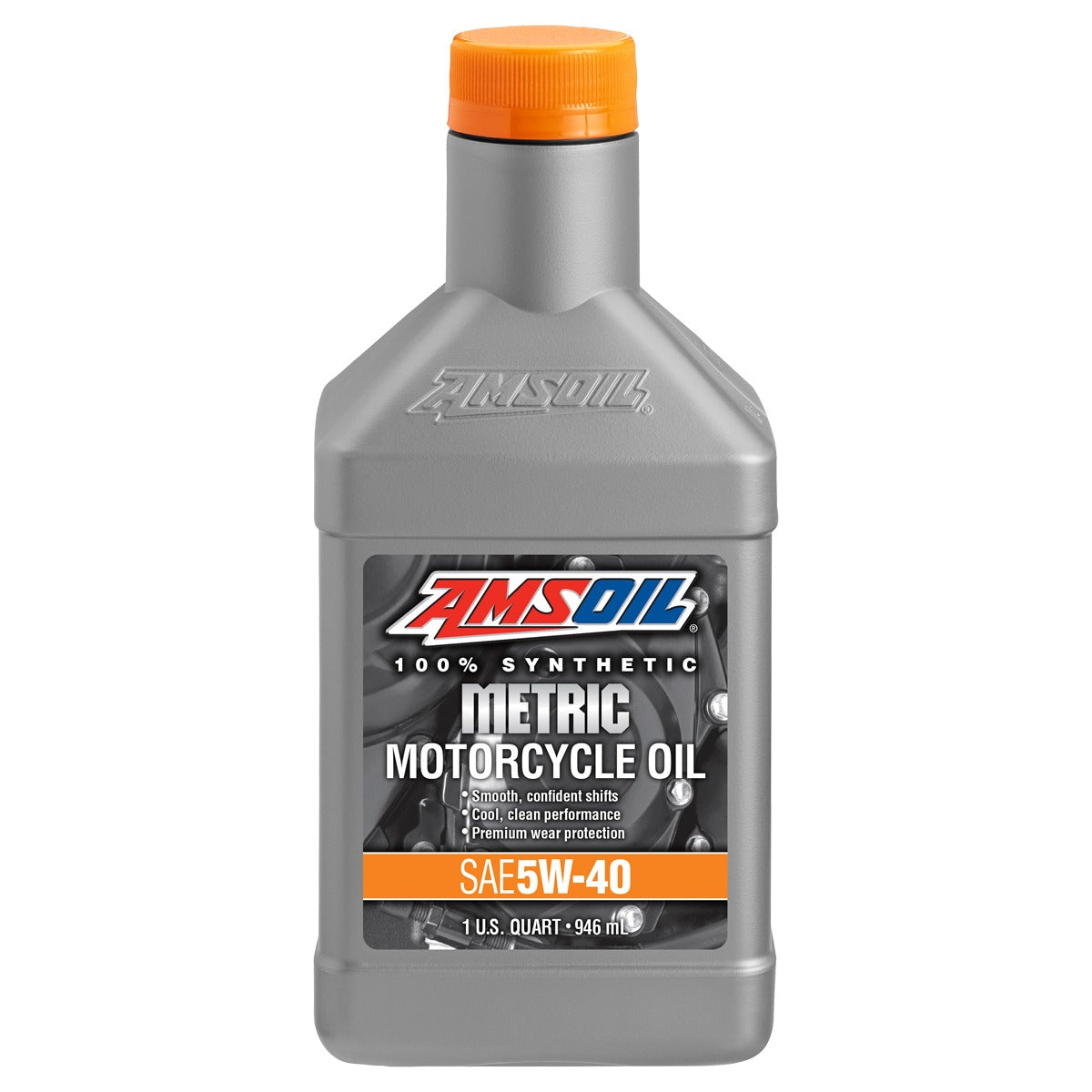 AMSOIL 5W-40 Syntetisk MC-Olje - AMS-MMFQT