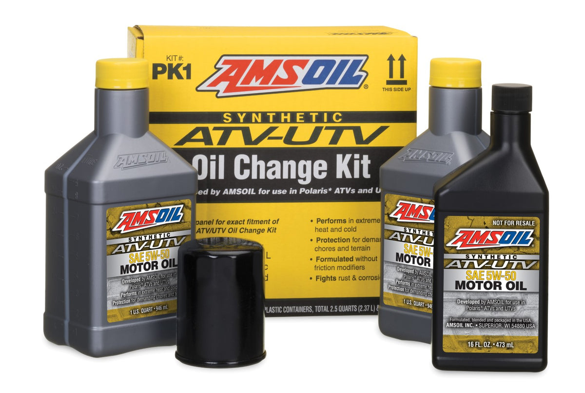 AMSOIL ATV/UTV Olje Change Kit - AMS-PK1