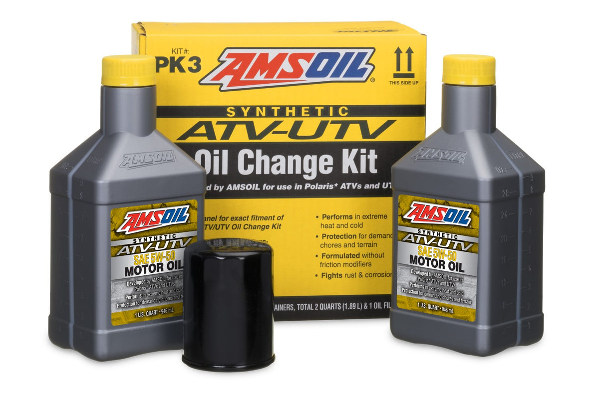 AMSOIL ATV/UTV Olje Change Kit - AMS-PK3
