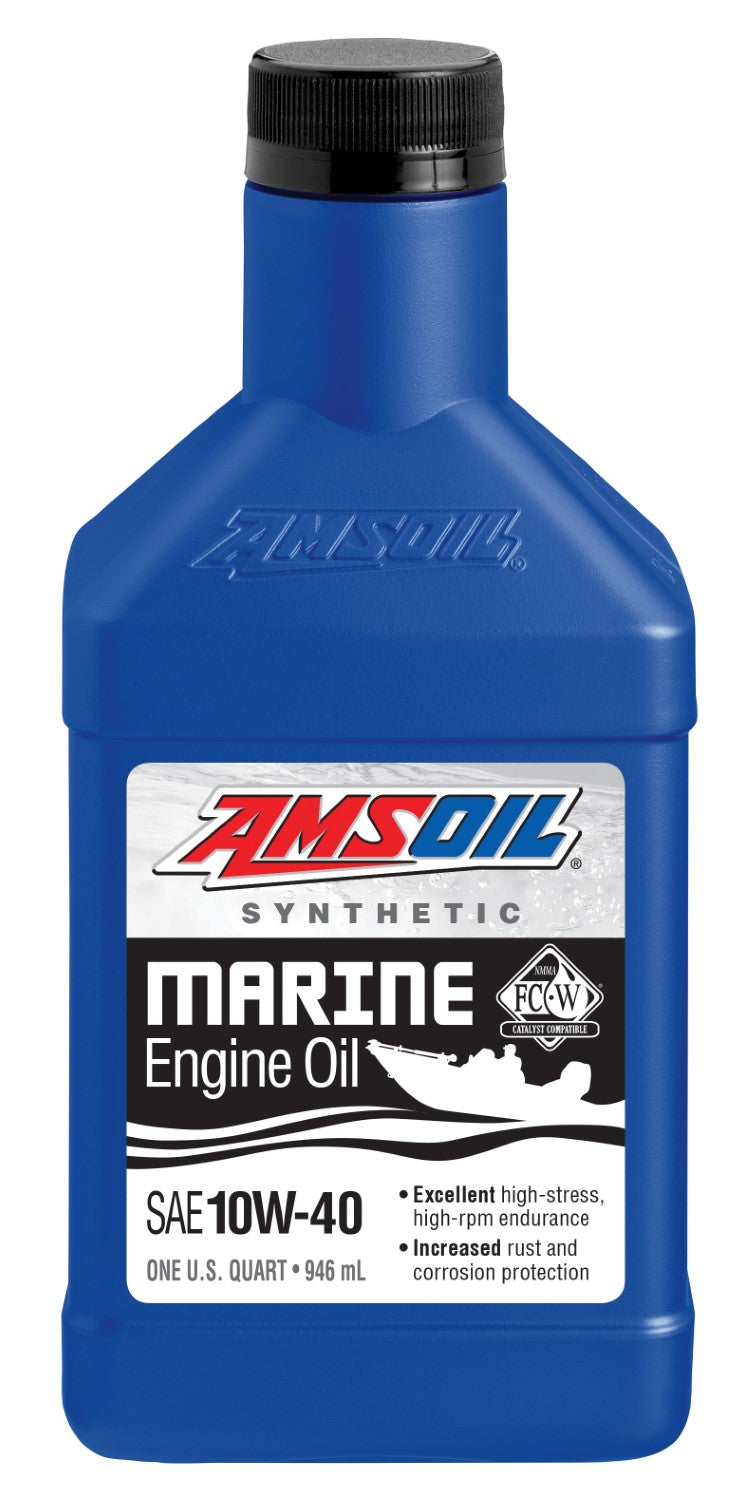 AMSOIL 10W-40 Formula 4T® Mari. Syn.Olje - AMS-WCFQT