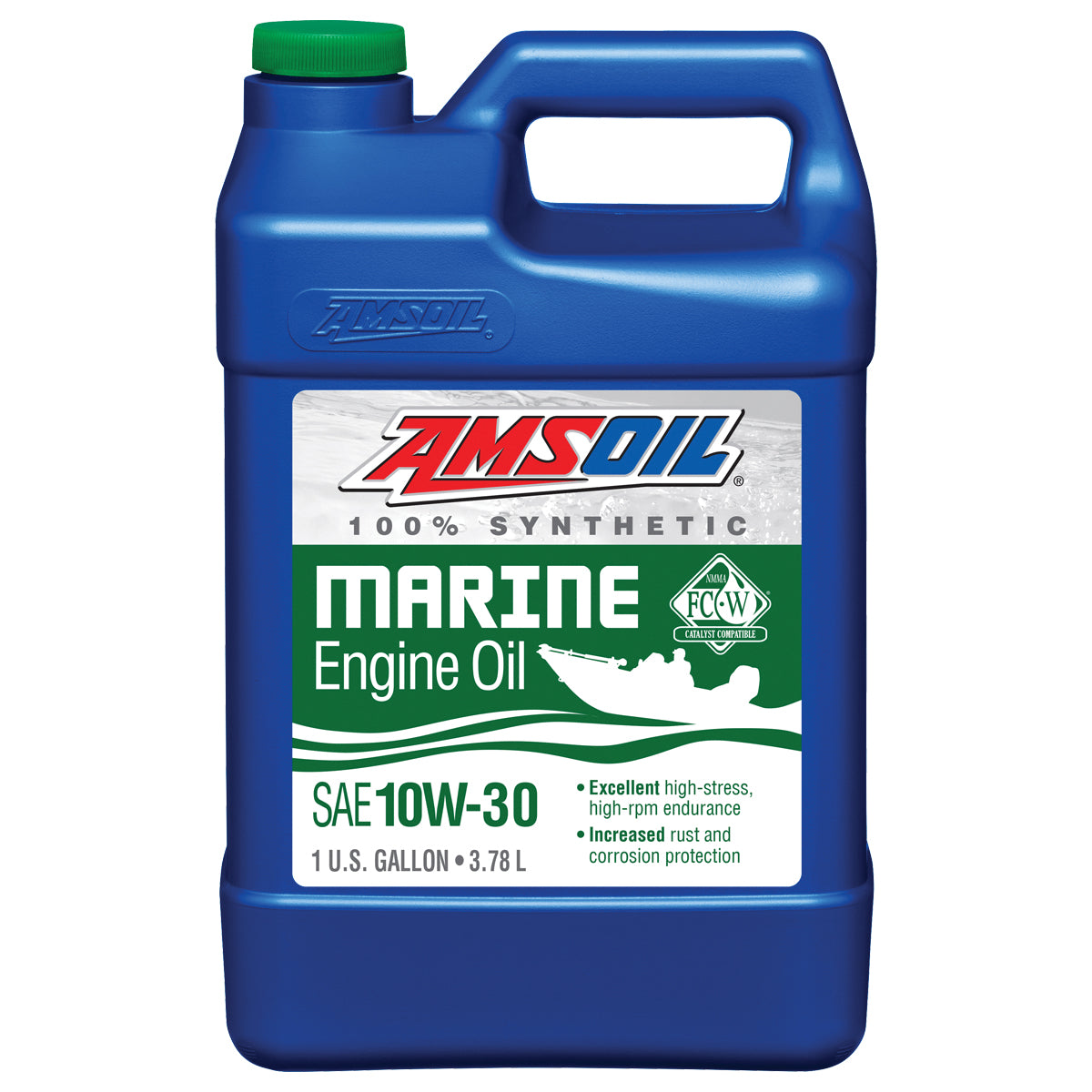 AMSOIL 10W-30 Formula 4T® Mari. Syn.Olje - AMS-WCT1G