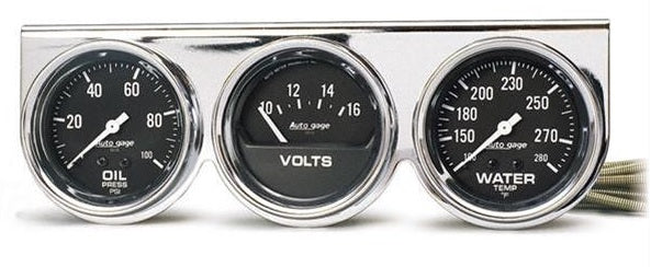 Autogauge Analog Tripple Gauges Set  - ATM-2399
