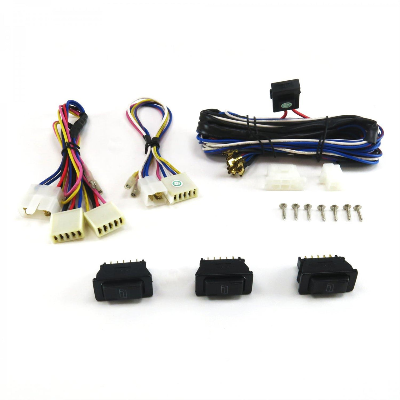 Power Window Switch Kit w/ Three SW3 Switches - AUT33RSO