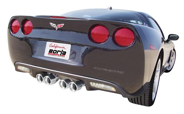 Borla exhaust sytem 2,5in SS.steele 05-08 Corvette - BOR11744