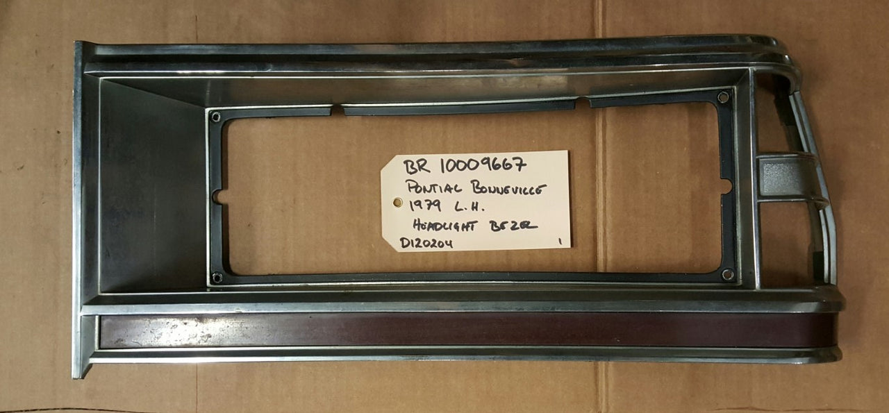 1979 Pontiac Bonneville Headlight Bezel LH - BR10009667